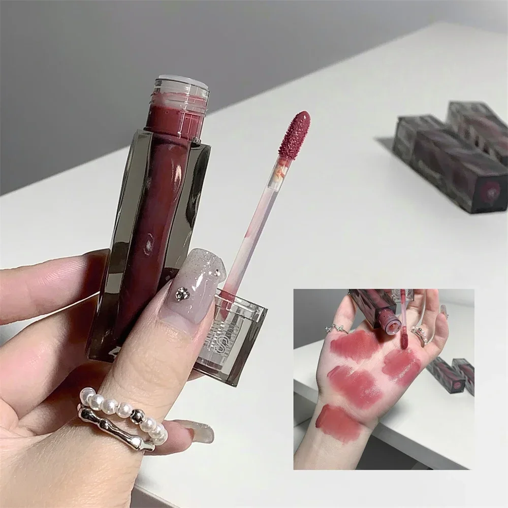 Description Picture 6 of item6 Color Mirror Dyeing Lip Gloss Moisturizer Liquid Lipstick Waterproof Long Lasting Pink Lip Tint Korean Natural Makeup Cosmetic