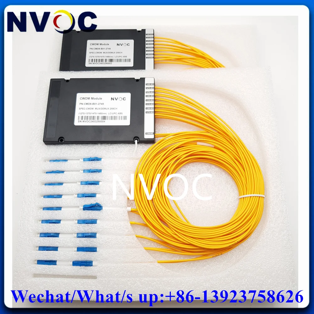 

8Ch(1470-1610nm) 2.0mm 1M CWDM Point-to-P MUX/Demux Transmission ABS Box Module Wih Dual Fiber, Duplex LC/UPC Connector