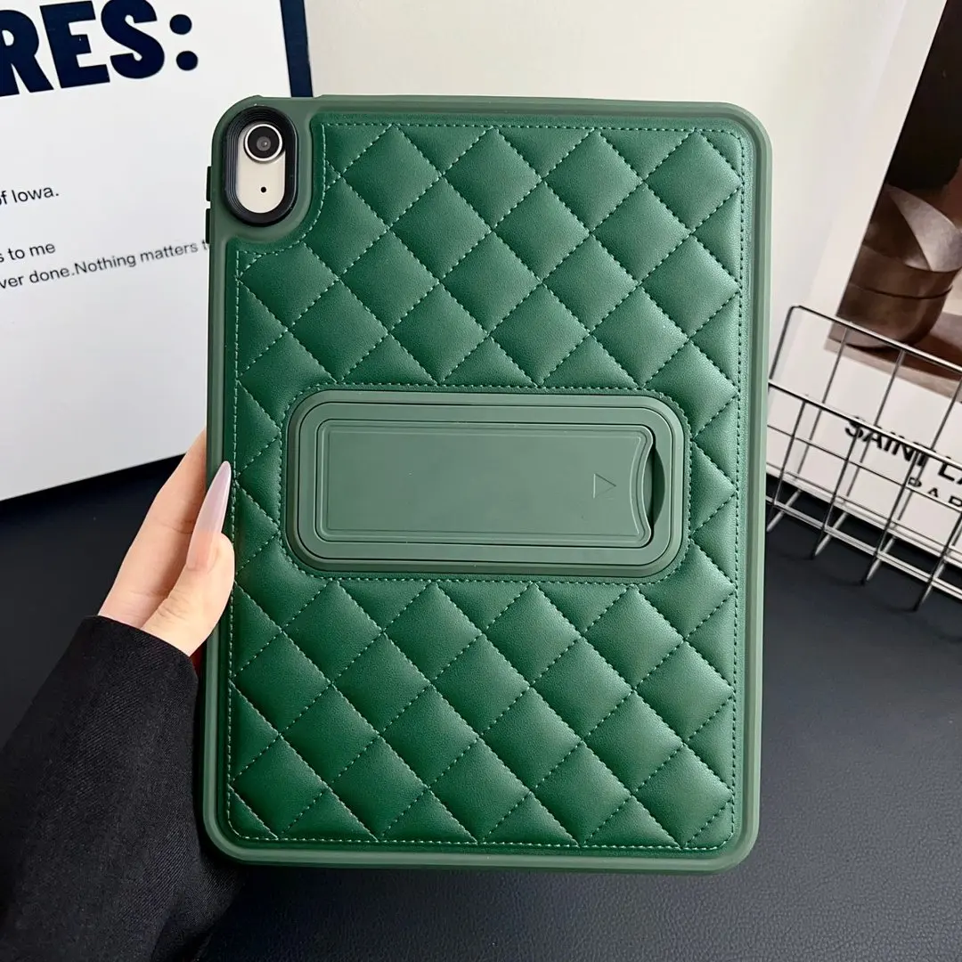 Elegant 3D Diamond Leather Tablet Stand Cover