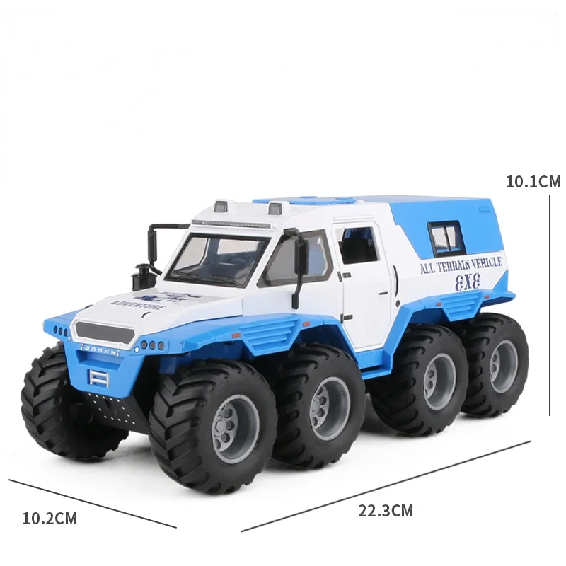 1:24 Scale Diecast Model ATV Toy All Terrain Vehicle Pull Back Miniature  Replica