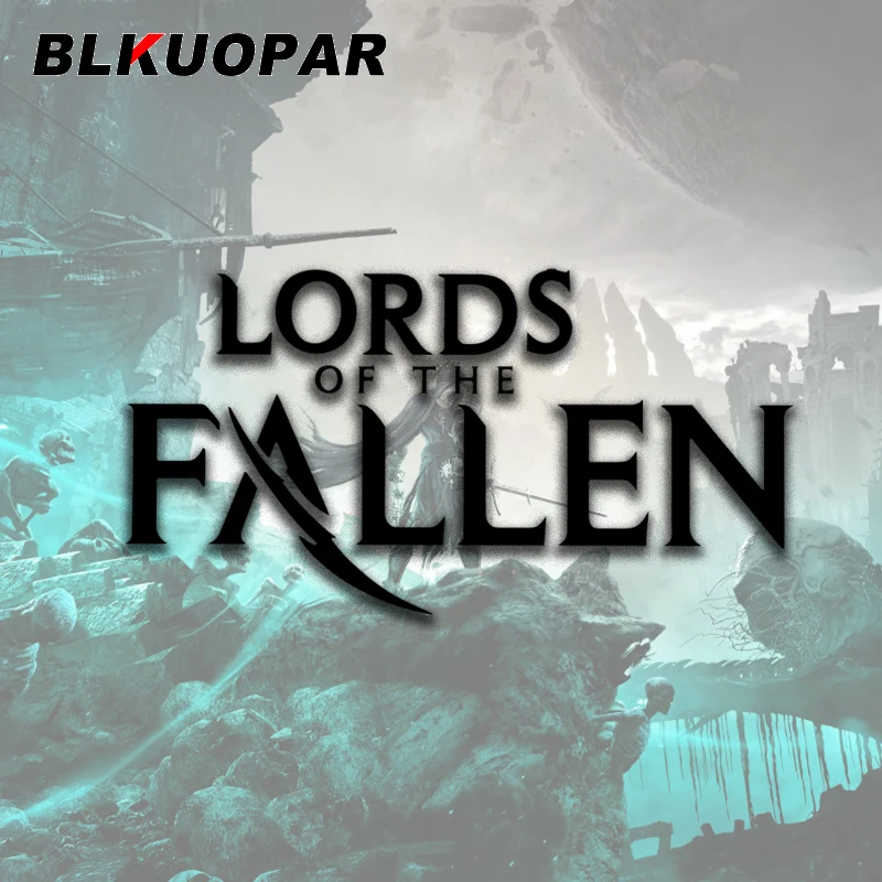 Blkuopar Lords Of The Fallen Game Logo Adesivi Per Auto Decalcomania Della Personalità Protezione Solare Die Cut Casco Moto Car Goods
