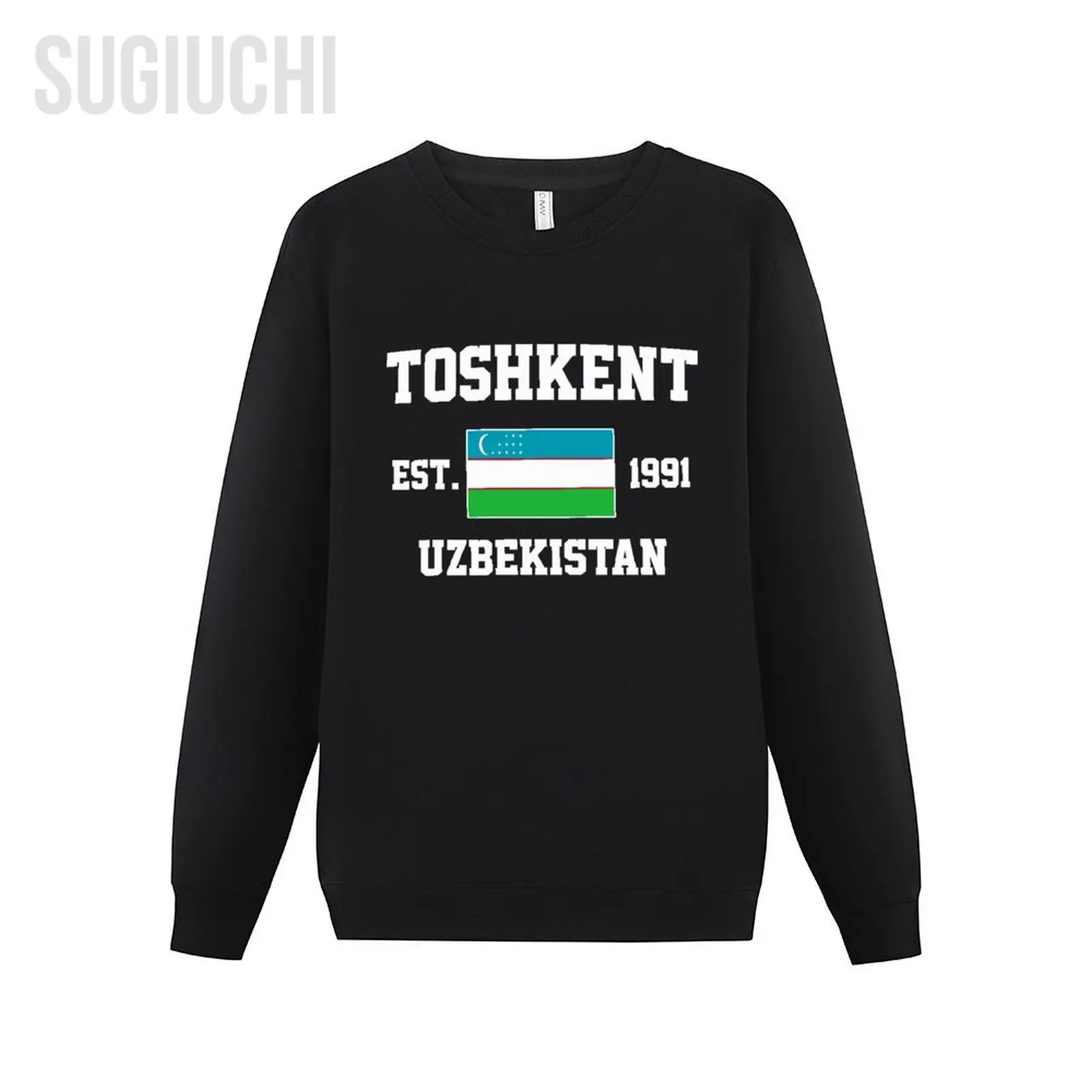 

Men Women Hoodies Uzbekistan EST.1991 Toshkent Capital Hoodie Pullover Sweatshirts O-Neck Hip Hop Style Cotton Unisex