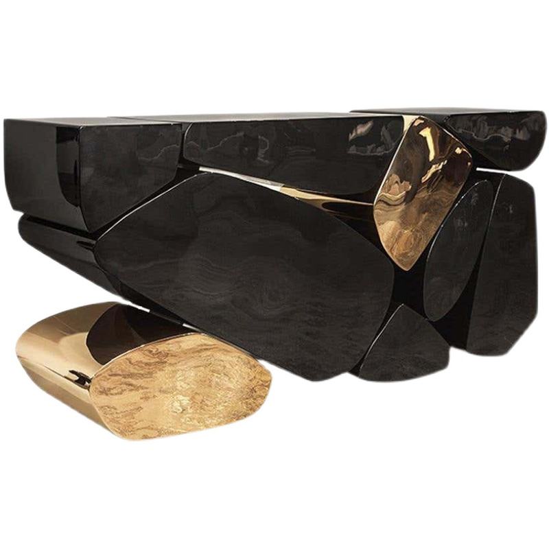 Chinese Porch Table Metal Industrial Style Light Luxury Creative Modern Design Villa Porch Table Special