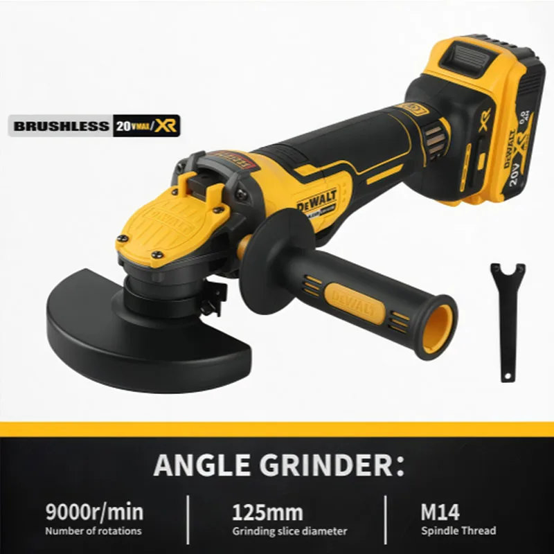 DEWALT DCG416 20V 전문가 및 DIY 사용자를 위한 브러시리스 무선 절단기 다양한 연삭 및 절단 작업에 적합