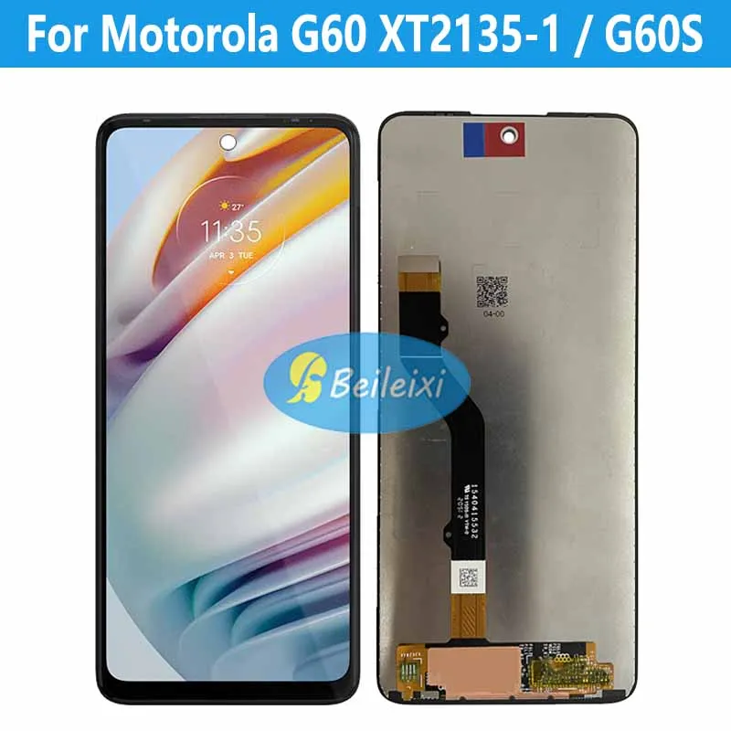 

For Motorola Moto G60 X2135-1 X2135-2 PANB0013IN LCD Display Touch Screen Digitizer Assembly For Moto G60S XT2133-2 XT2133-1