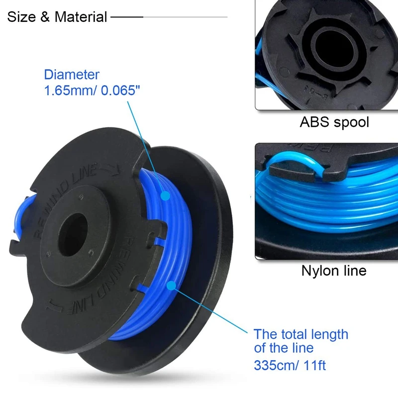 New AC14RL3A Line String Trimmer Replacement Spool For Ryobi