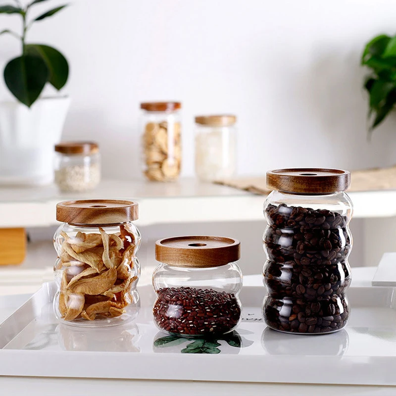 Storage Jars With Lids, Nut Jar, Dried Fruit Jar, Nut Jar, Multifunctional  Glass Jars, Sealed Snack Pot, Transparent Nut Jar, Creative Snack Jar,  Decorative Fruit Jar, Nut Container, Room Decoration, Kitchen Supplies