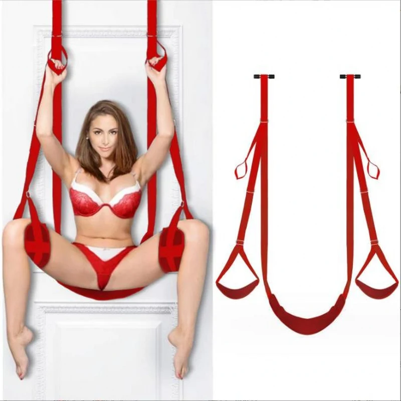 Adult Sex Products Female Slave Sex Carmen Swing Seat Cushion Door Swing Handcuffs Easy M Split Leg Strap