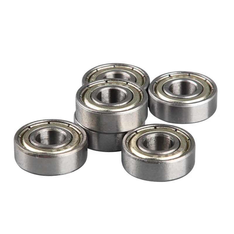 10Pcs/Set 688zz Metal Ball Bearings Set Sealed Deep Groove Radial Ball Bearing for Skateboard Scooter 3D Printers 8 x 16 x 5mm ball bearings,metal shielded ball bearings