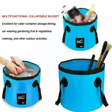 

10L/20L Portable Bucket Water Storage Bag Waterproof Backpacking Car Camping Washing Bag Outdoor B0W1