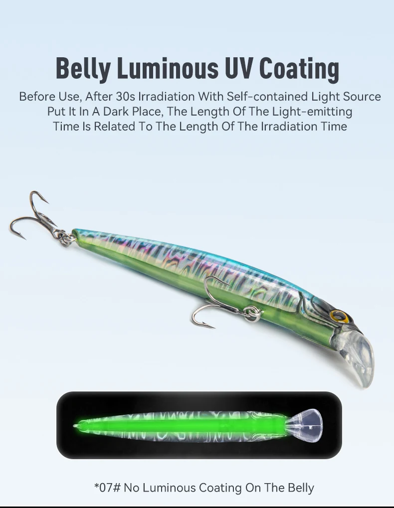 Kingdom Sinking Minnow Salzwasser-Angelköder Jerkbait Swimbait Weitwurf Hart 60 80 95 105mm Künstlicher Forellen- und Wolfsbarsch-Köder – Detail 9