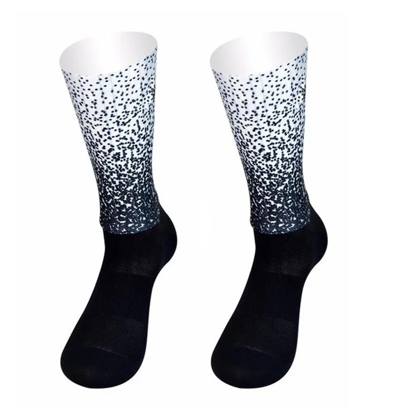 New Summer Aero Bike Team Cycling Socks Silica Gel Non-slip Breathable Pro Racing Sports Socks Men Women Calcetines Ciclismo