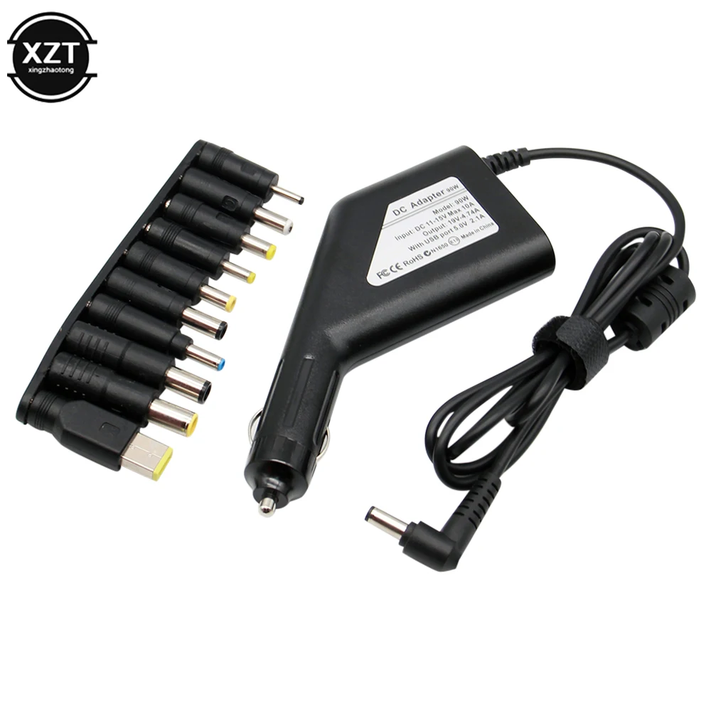 Power Adapter Laptop Charger 90W Power Supply Car Charger Universal Laptop Adapter For Thinkpad/ACER/HP/DELL/Samsung/Lenovo/Asus/phones Universal Car Chargr