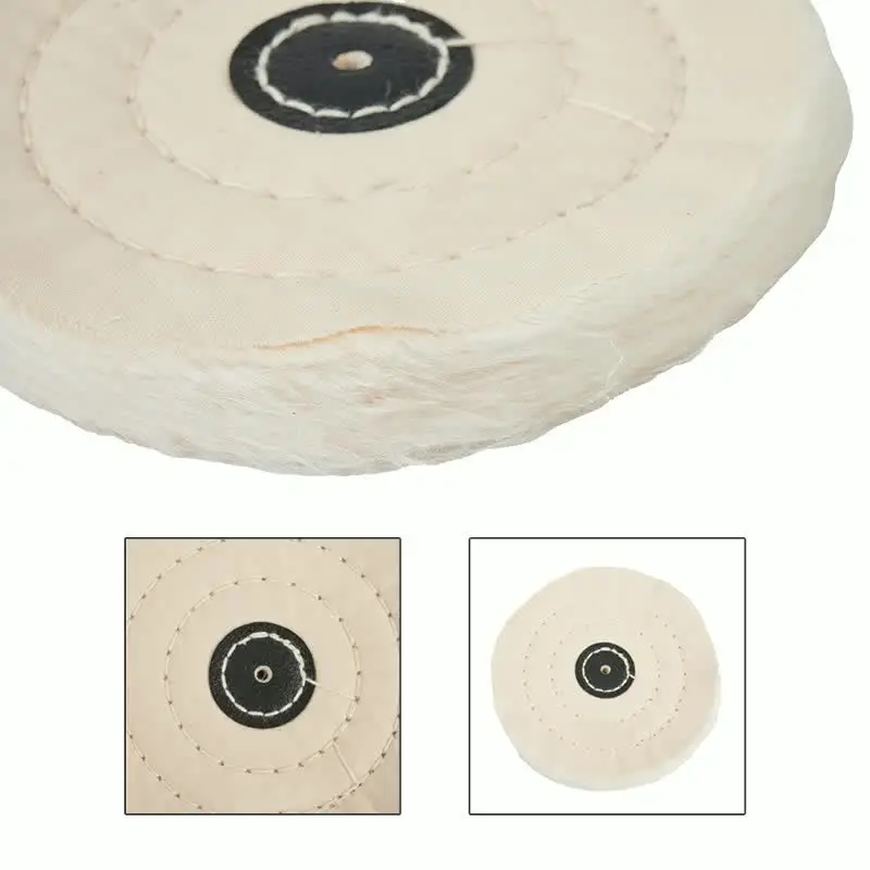 3 Stoff Polieren Polierrad Puffer Polnischen Schmuck Schleifer Pad Handwerk