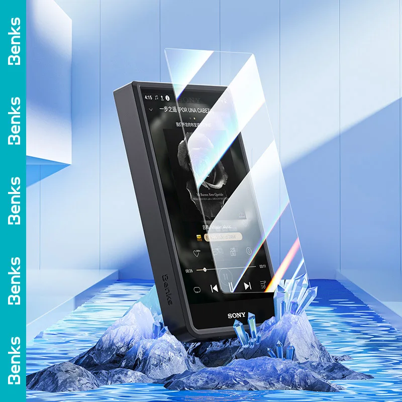 Pellicola Proteggi Schermo In Vetro Temperato Benks Per Sony Walkman Nw-Zx700 Nw-Zx706 Nw-Zx707