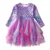 VIKITA Princess Dress For Girls Long Sleeve Winter Children Dress Mermaid Irregular Prom Tutu Kids Dress For Girls Party Costume 7