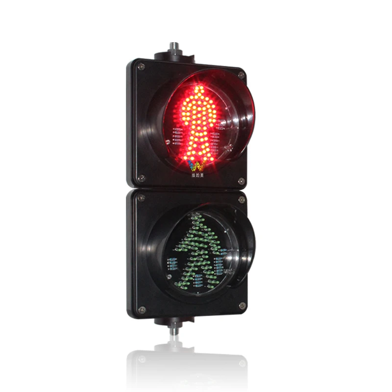 100mm Lens DC12V Or DC24V Or AC85-265V Pedestrian Led Traffic Signal led light strip led warning light auto led light
