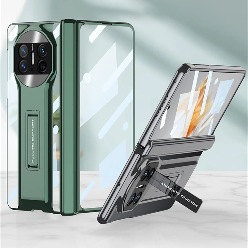 

Прозрачный чехол с покрытием для Huawei Mate X5 X3, чехол с магнитной петлей, жесткий пластиковый держатель, чехлы для Huawei Mate X 3
