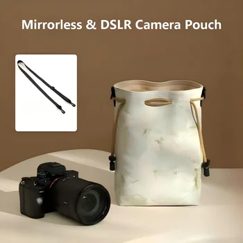 Borsa Universale per Fotocamera, Zaino a Tracolla per Fuji XE4 XE5 XS20 XT5 Leica Q2 Q3 Olympus EM5 EM10 Nikon R50 Mirrorless
