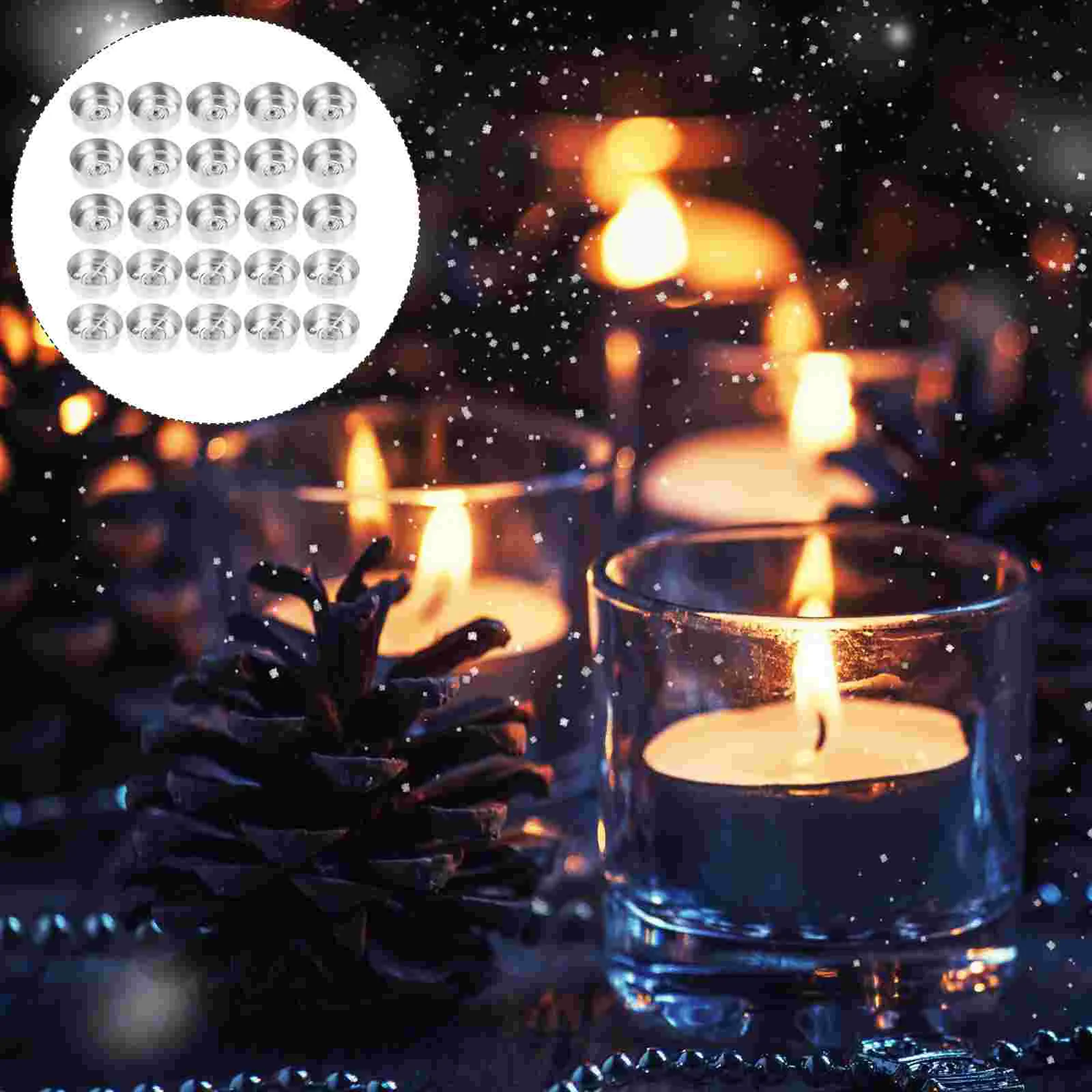 

Candle Making Kit Candle Wax Cup Candle Making Accessories Candle Light Cup Empty Tealight Empty Candle Jars