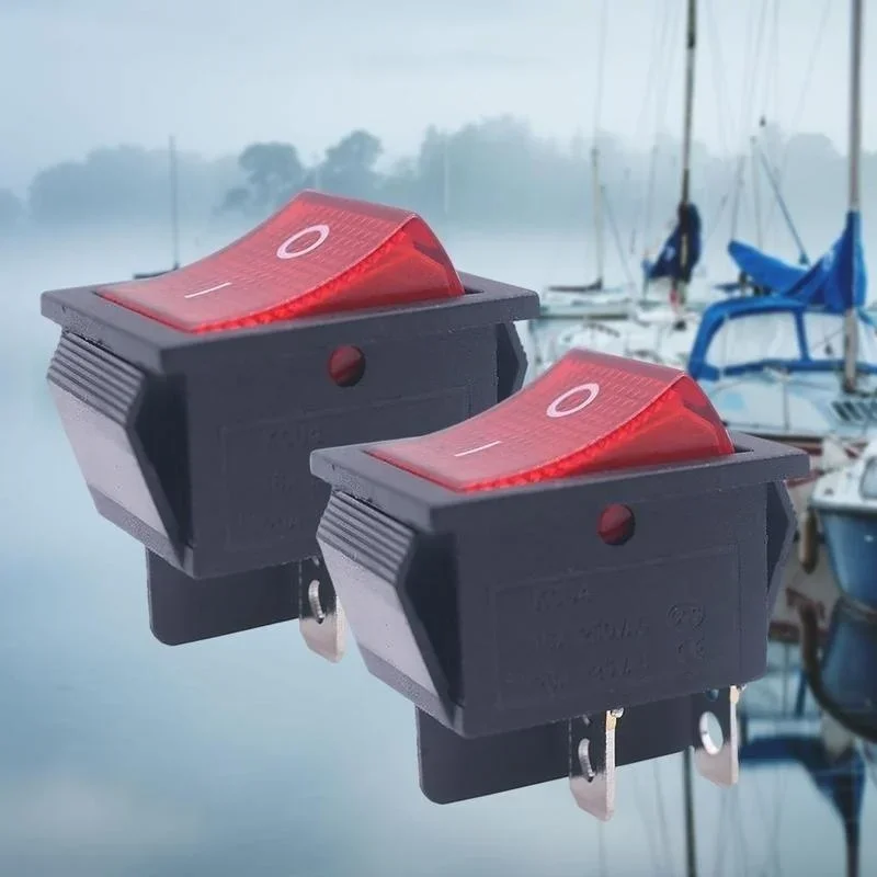 Pl-stico-Pressione-Bot-o-On-Off-Quadrado-Rocker-Switches-Alternadores ...