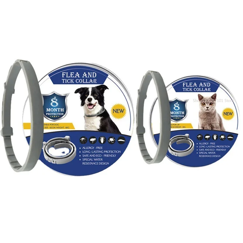 

Pet Insect Repellent Collar Anti Lice Adjustable Collar Cat Harness Escapeproof Dewel Flea&tick Collars Pet Supplies Meubles