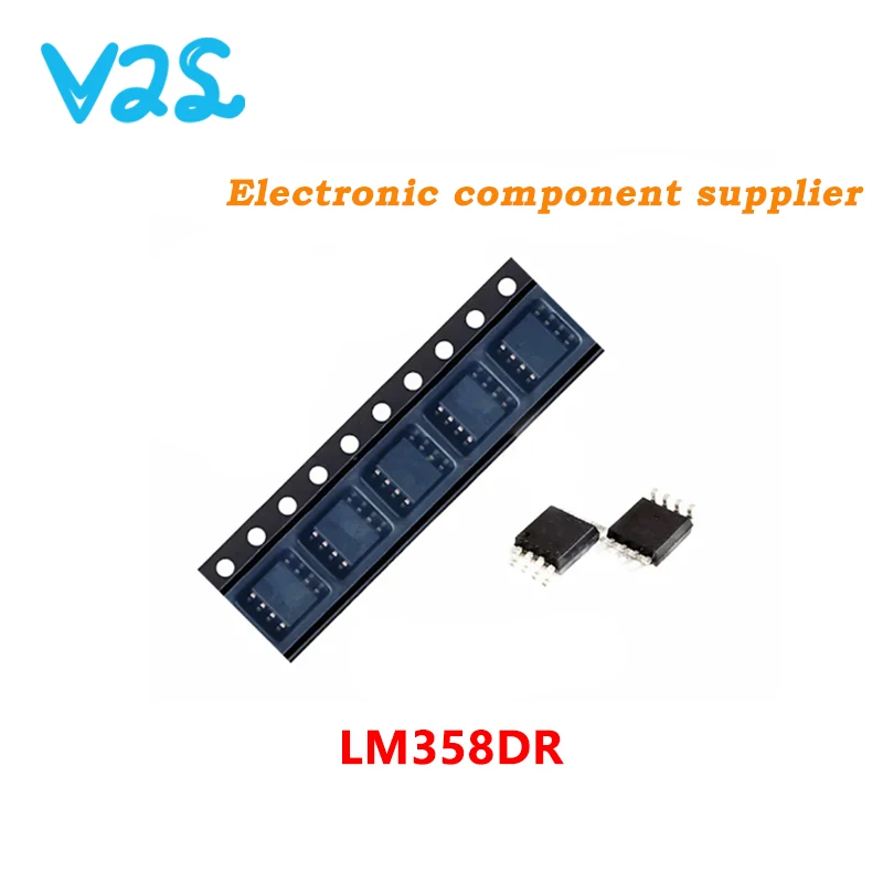 (50pcs) 100% New LM358DR LM358 SOP SMD Amplifier Circuit SOP-8