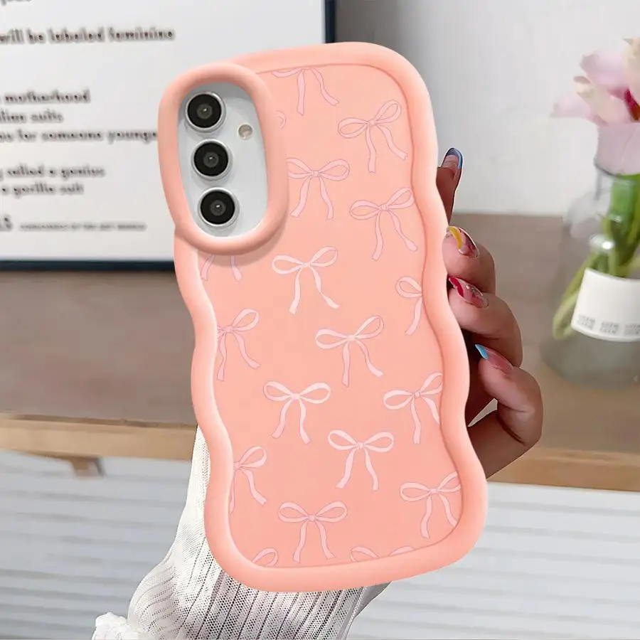 Fashion Pink Bow Soft Phone Cover Case