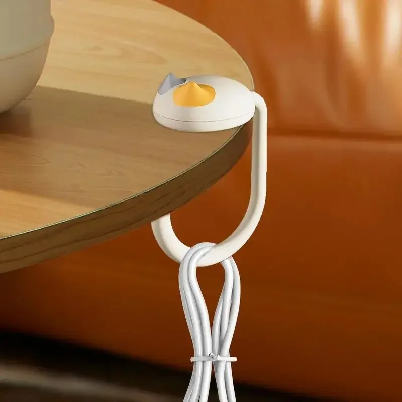 Cute Cat Tail Purse Hook Portable Multifunctional Table Bag Hooks