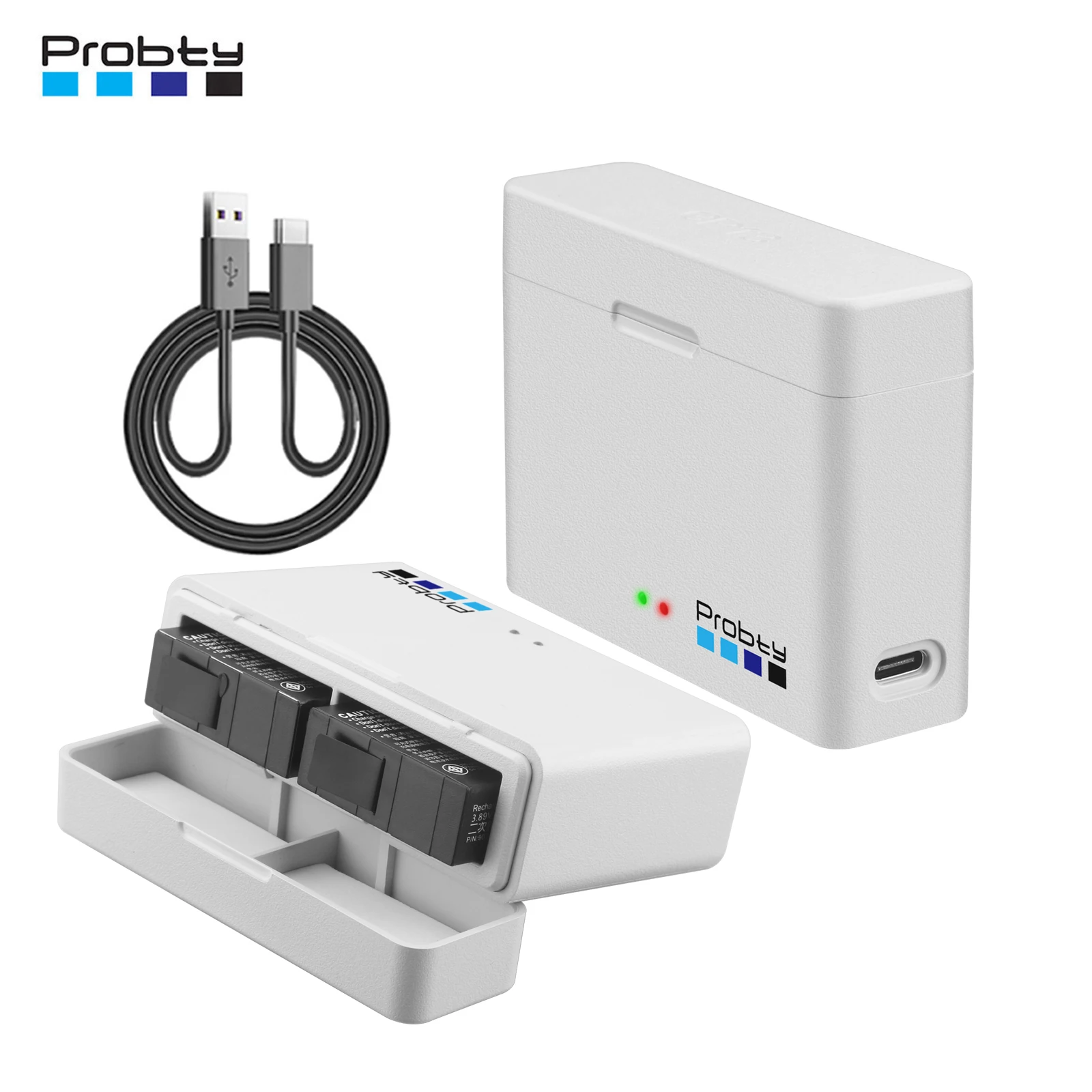 Dual-Slot Rechargeable Battery Charger