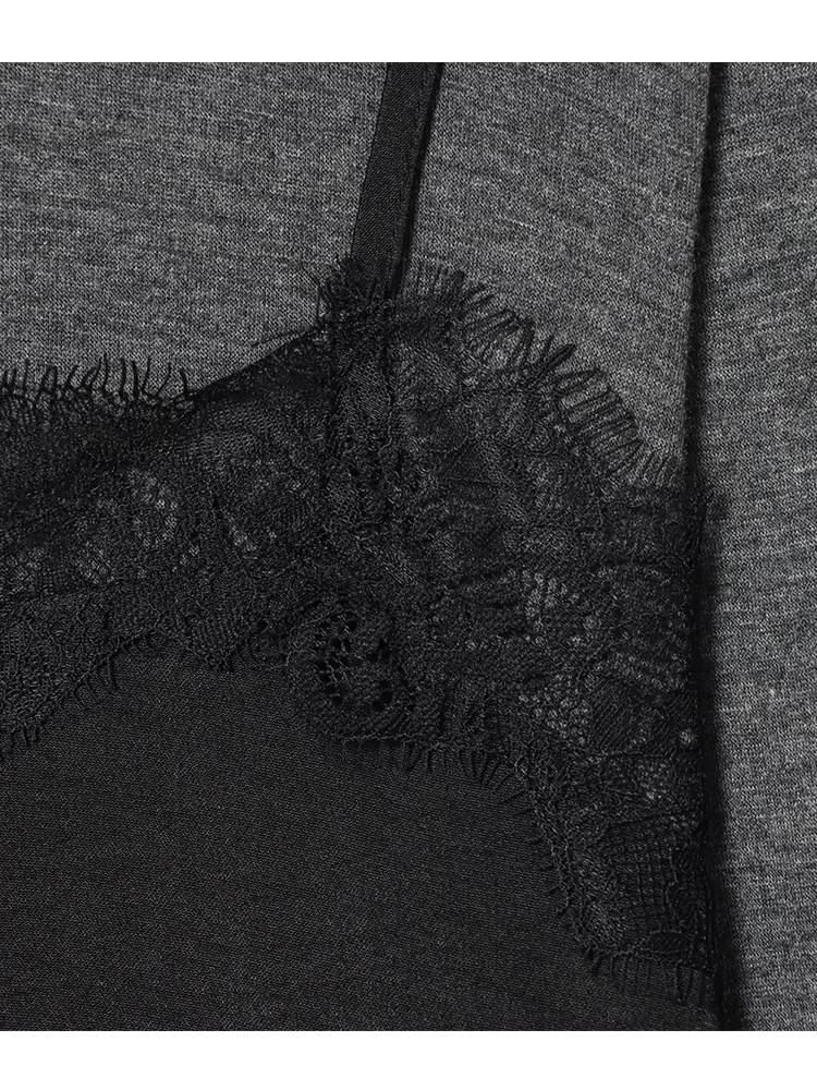 Women's Dress 2025 New Fashion Lace Splice Layered Sense Short Dresses Fashion Personality Elegant Party Dresses