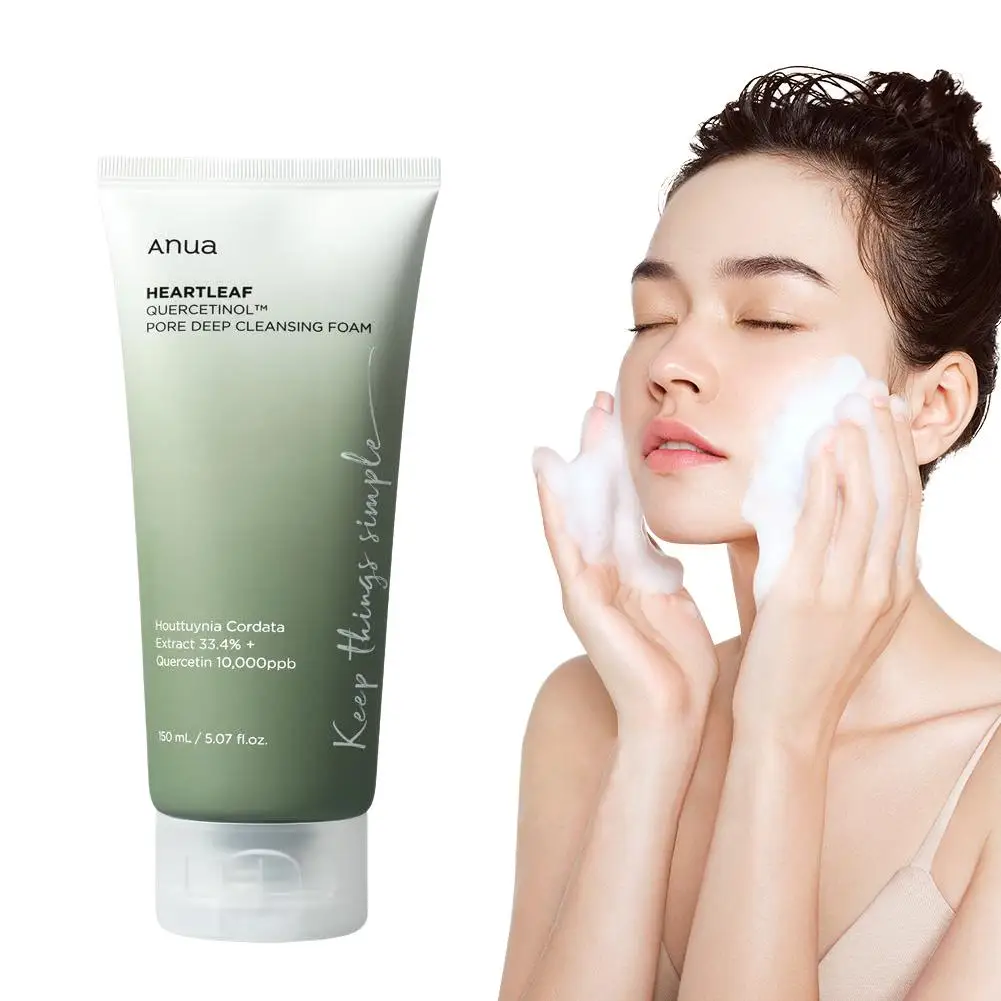 Heartleaf Skincare Set Facial Toner Remove Makeup Anti-aging Essence Emulsion Not Tight Cleanser Dense Foam Skin Care 2