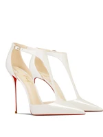 New summer style slim heeled beige high heels for women with pointed fashion, versatile with qipao - Image 3