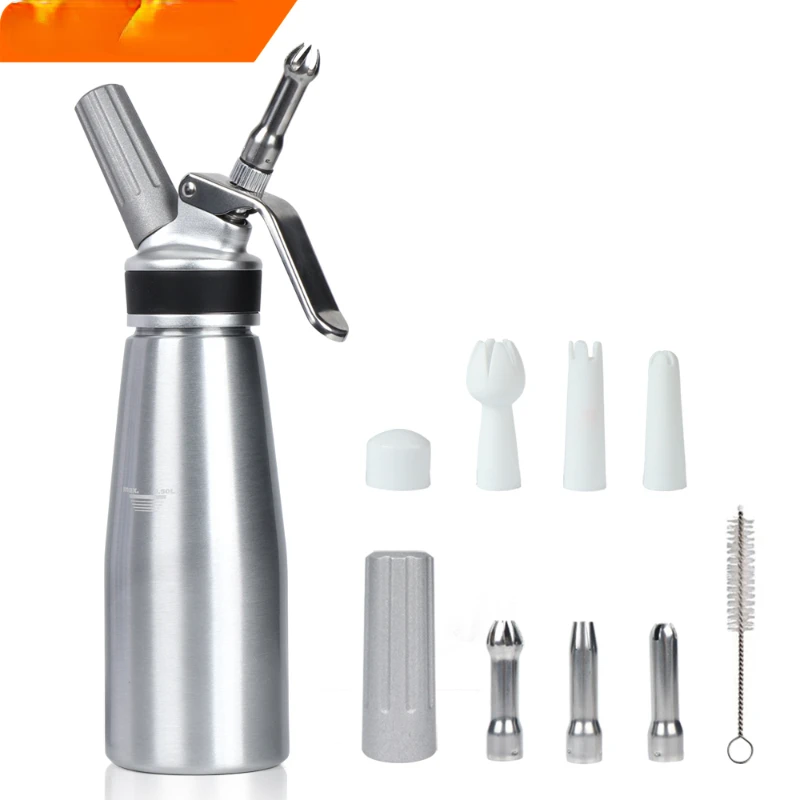 

Professional Aluminum Cream Foamer Gun Whipped Cream Dispenser Aluminium Cream Whipper