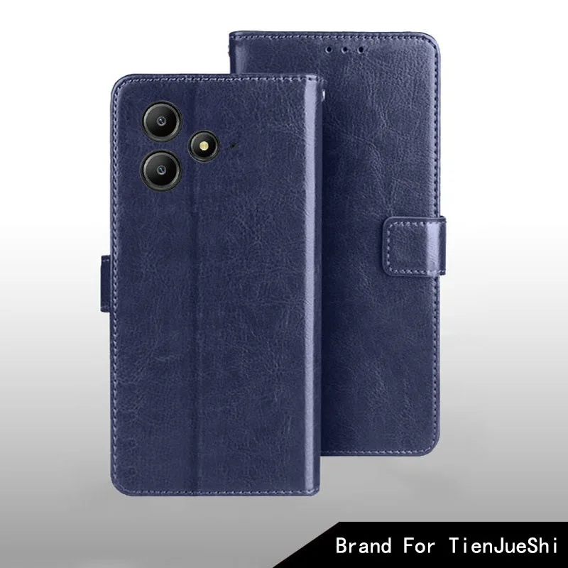 Premium Flip Leather Case with Magnetic Stand - Elegant Business Design