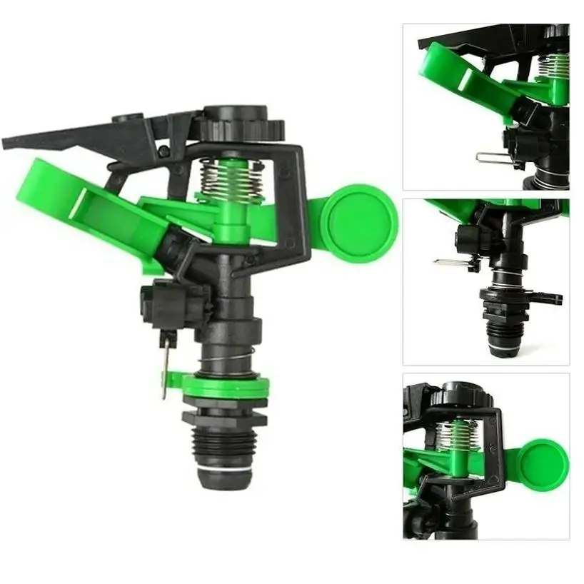 1 Pcs 360 ° Adjustable Lawn Spray Nozzle Plastic Rocker Arm Spray Nozzle Agricultural Irrigation Garden Greening Spray Nozzle