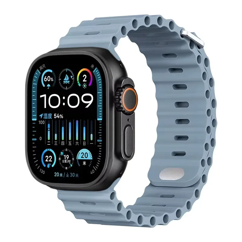 Ocean Soft Silicone Strap - Comfortable Watch Band in Multiple Sizes
