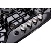 30 Inch LPG/NG Gas Cooktop Dual Fuel 5 Sealed Brass Burner Stainless Steel Hob 110V AC pulse Ignition Stainless 5