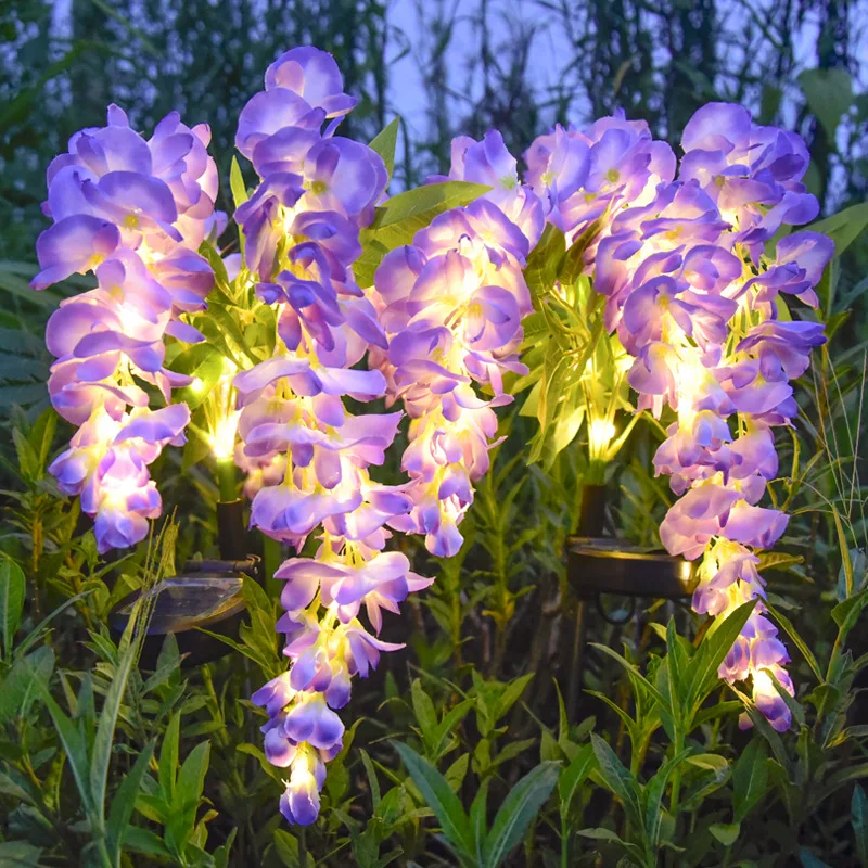 Solar Wisteria Garden Lamp 1