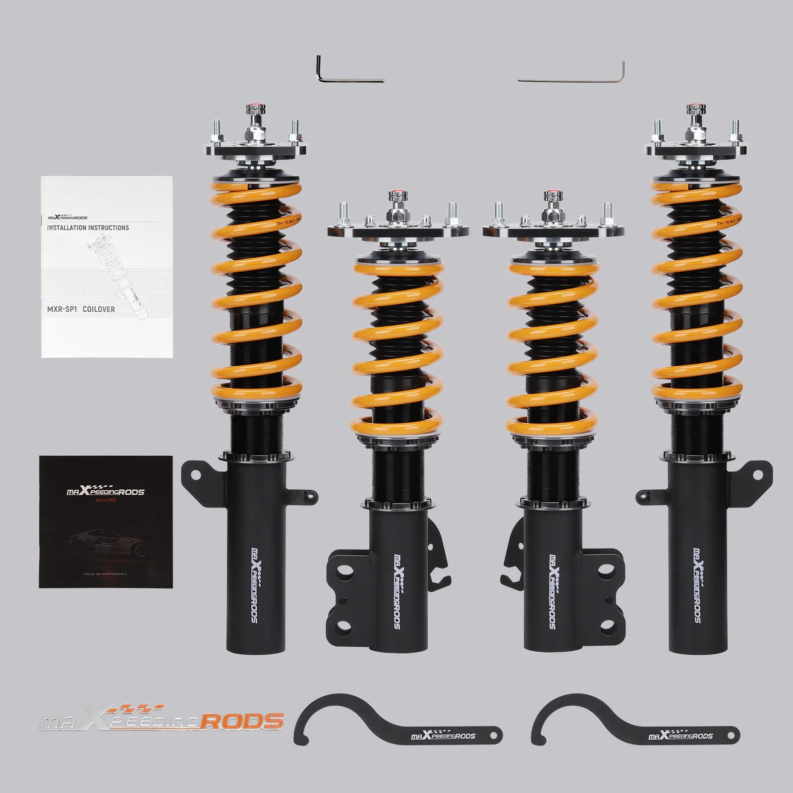 

MaXpeedingrods Racing Adjustable Coilovers Struts For Toyota Celica FWD 90-93 Coilovers Lowering Coilover Shock