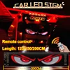 Soft Foldable Remote Control Truck Devil Eye LED Matrix Pixel Panel Lighting Graffiti Scrolling Stickup Text Board Windshield 1