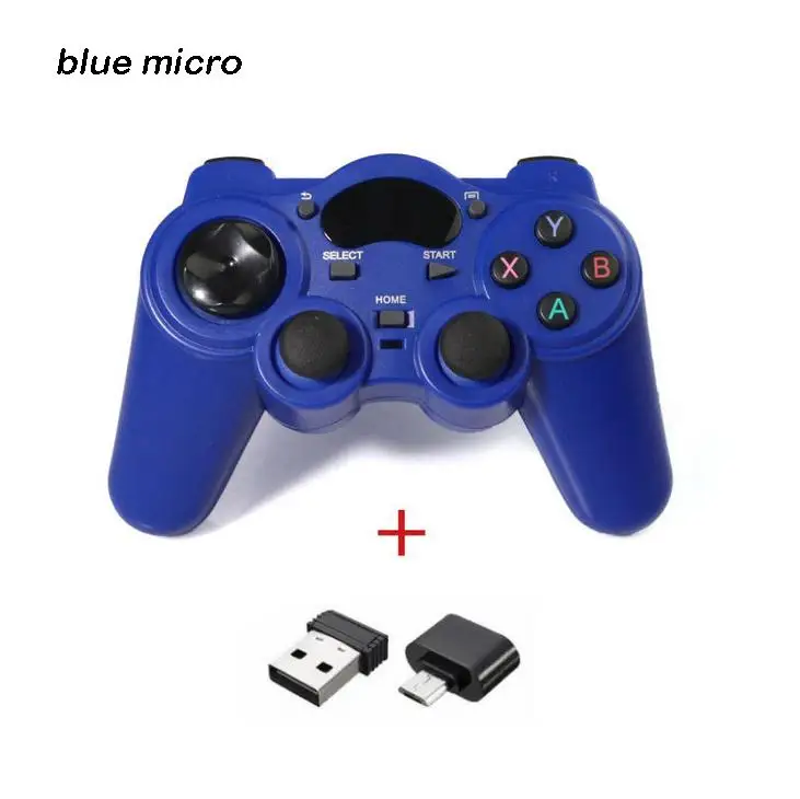 2.4Ghz Android OTG Gamepad Wireless Gamepad Joystick Game Controller Joypad for Android smart phones/tablets/TV boxes/smart TVs 