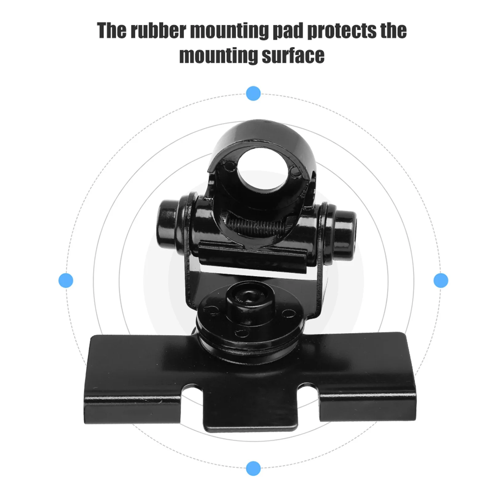 Car Antenna Mount Bracket Holder Sturdy Compact Car Mobile Radio Antenna Mount Base Firm for Car Trunk Lid for Hatchback