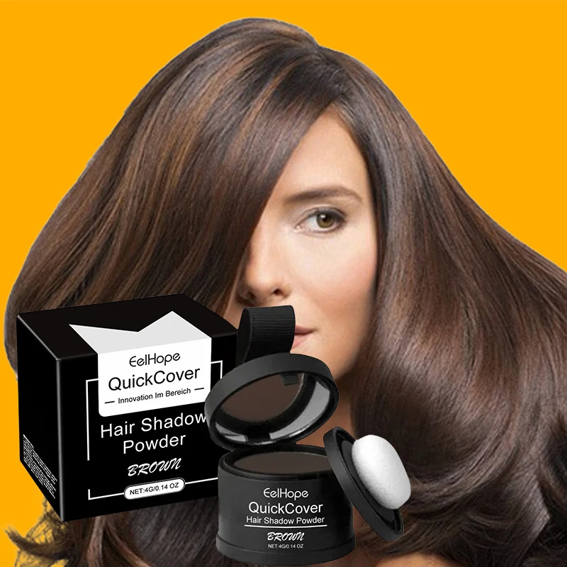 Brown Colors Hairline Powder 4g Hairline Shadow Powder Instantly Black Root Cover Up Shadow Natural Makeup Hair Concealer