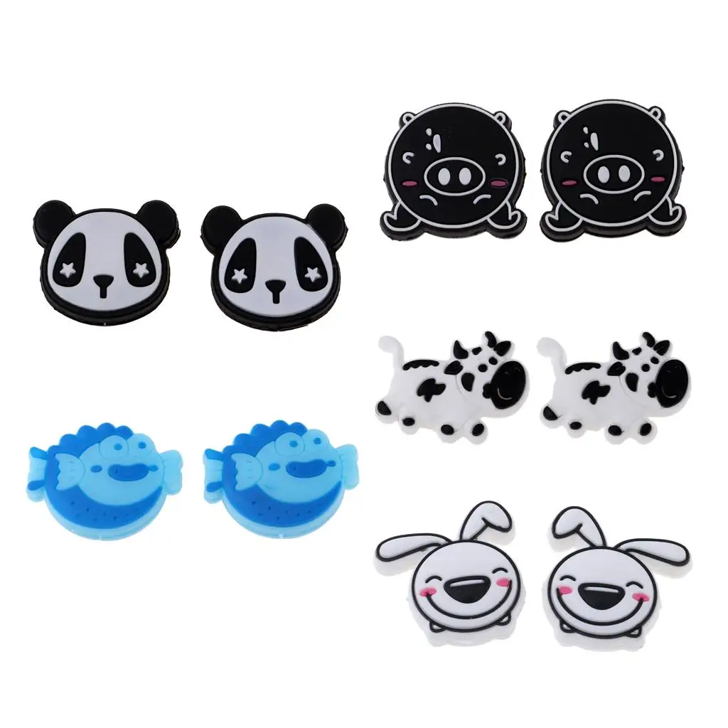 2 Pieces Tennis Racquet Shock Absorber Vibration Dampeners-Various Animal Shape