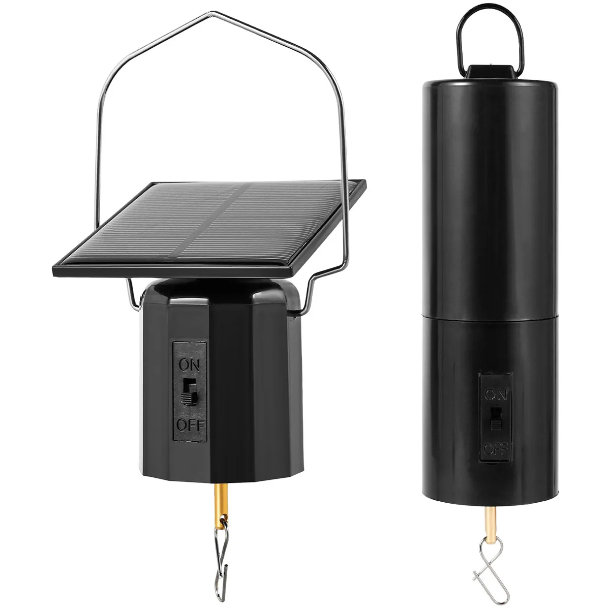 1/2Pcs Hanging Rotating Motor Solar or Battery Wind Spinner Motor Home Garden Disco Balls Windmill Ornament solar wind spinner