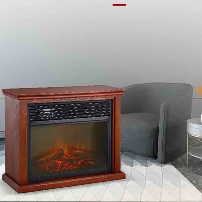 European High-end Living Room Fireplace Heater Simulation Flame Heater  Fan Heater Household 2