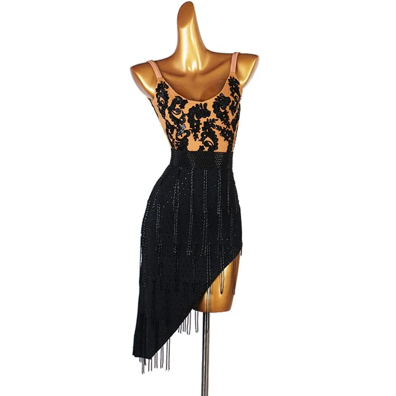 

Evening Dresses Dance Stage Performance Outfit for Women New Latin Dress Girls Practice Clothing Ballroom Competition Costume