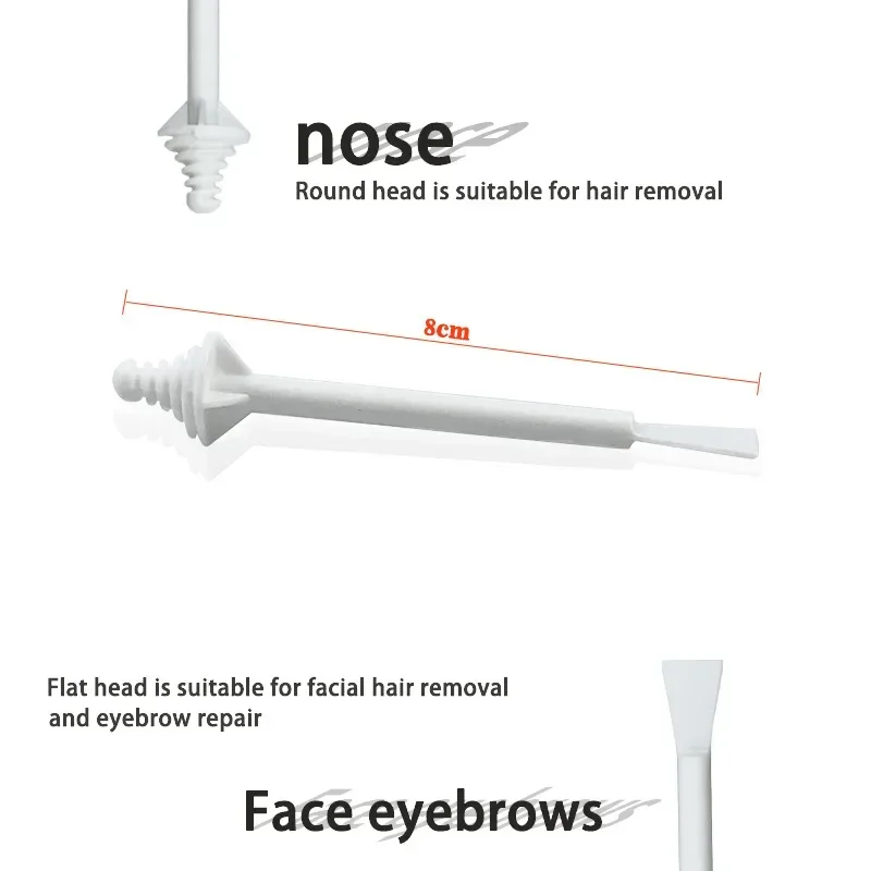 Portable Nose Wax Kit 100pcs for Men and Women Nail Waxing Hair Removal Wax Kit Nail Wax Cleaning Wax Kit Nose Clipper Beauty ﻿