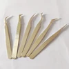 Custom Eyelash Tweezers Anti-static Pincet Eyelash Extension Tweezer 100% Closure Makeup Tool for Classic Easy Fan Russian Lash 4